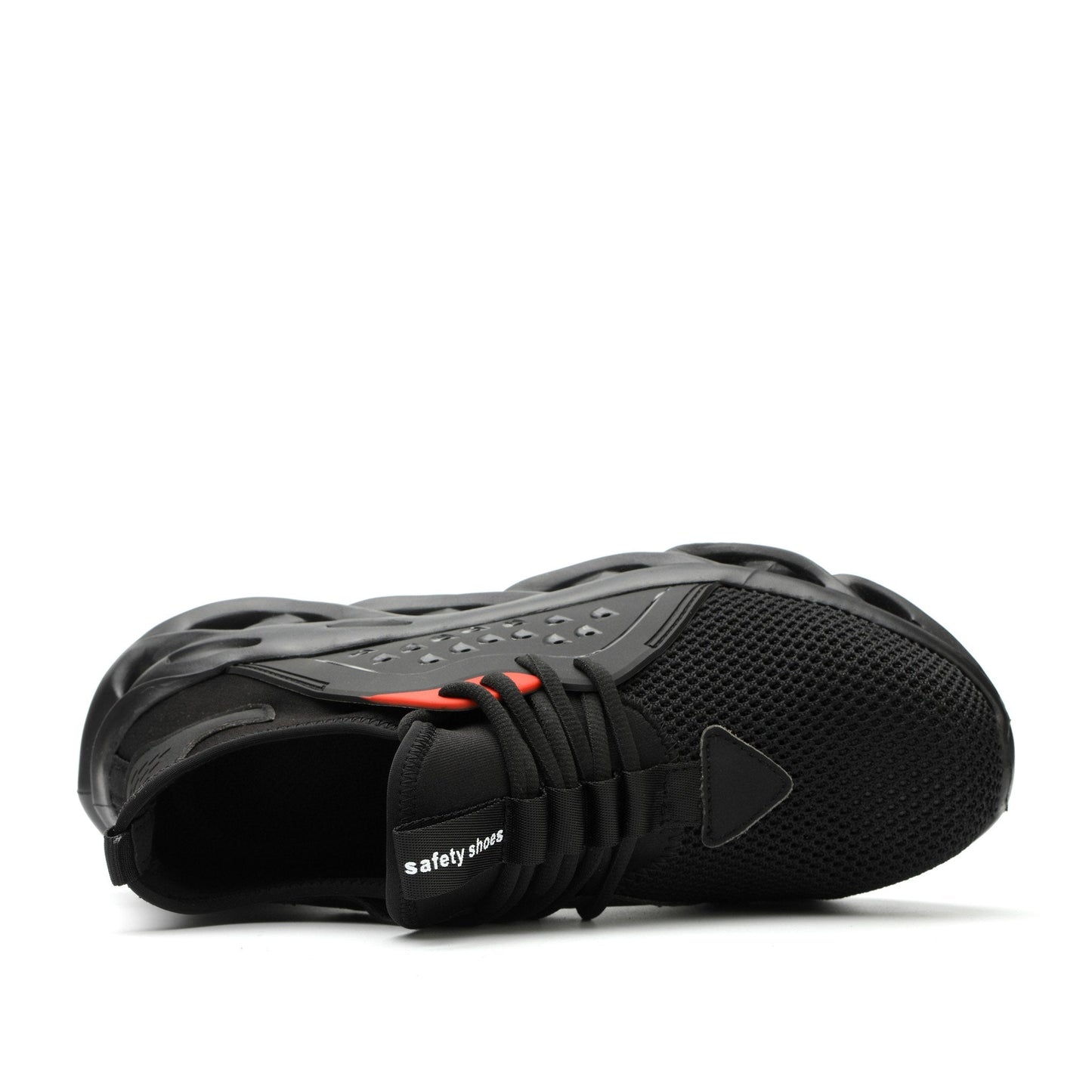 Xenon™ Black Steel Toe Safety Sneakers — Lightweight, Breathable, Anti-Slip Work Shoes