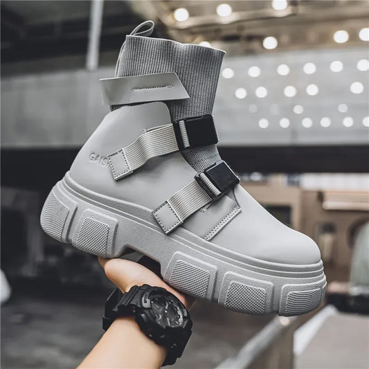 Men’s GAISS High-Top Streetwear Boots – Modern, Comfortable & Lightweight