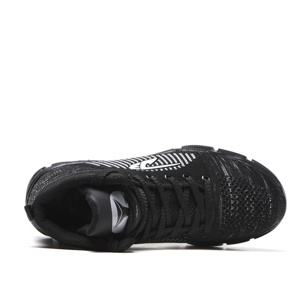 Perseus™ J3 High-Top Steel Toe Sneakers — Lightweight, Anti-Slip, Shock-Absorbing Safety Shoes (Black)