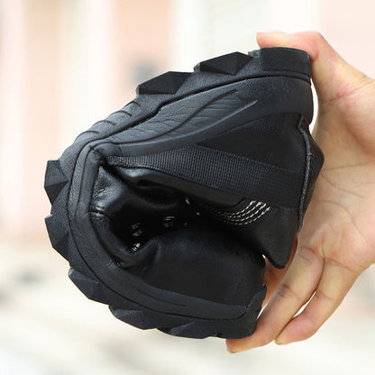 Echo™ Steel Toe Work Boots — Heavy-Duty, Anti-Slip, Impact-Resistant Safety Boots (Black)