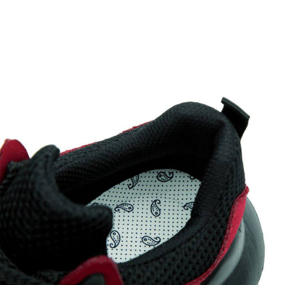 Pontus™ Steel Toe Safety Sneakers — Lightweight, Breathable, Shock-Absorbing Work Shoes (Red)