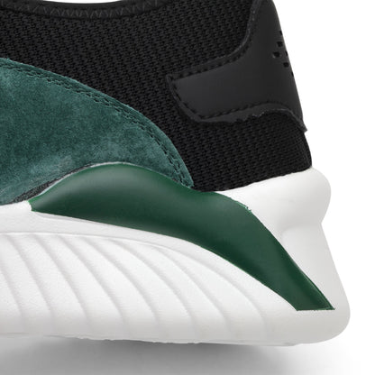 Helios™ Kivini Black-Green Steel Toe Work Sneakers | Lightweight, Slip-Resistant Safety Shoes