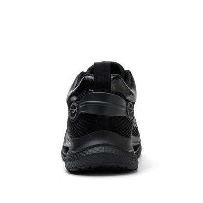 Kharon J3™ Steel Toe Sneakers — Lightweight, Shock-Absorbing, Anti-Slip Work Safety Shoes (Black)