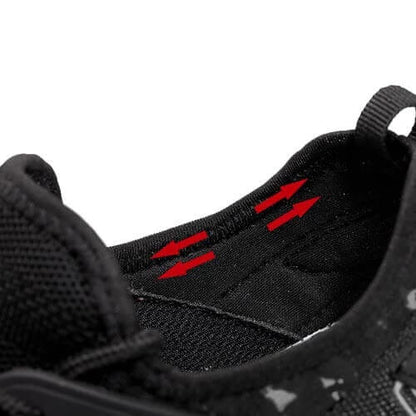 Calypso™ Camo Steel Toe Sneakers — Lightweight, Anti-Slip, Shock-Absorbing Safety Shoes (Black Camo)