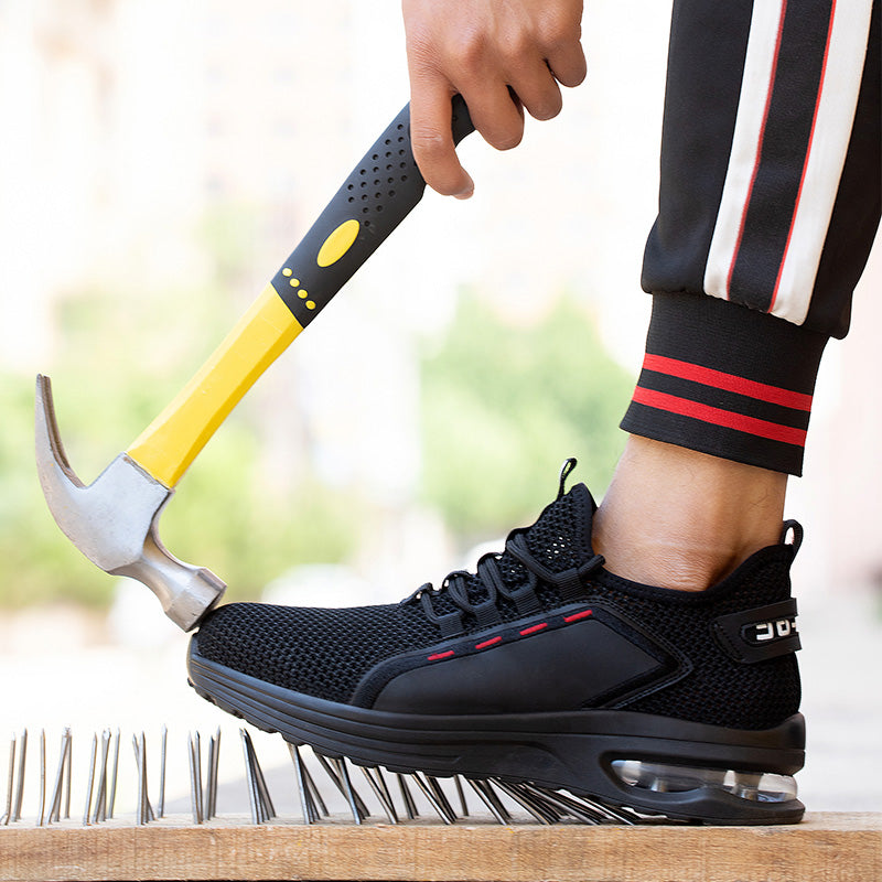 Hades™ Safety Work Sneakers — Lightweight, Air-Cushioned, Anti-Slip Steel Toe Work Shoes