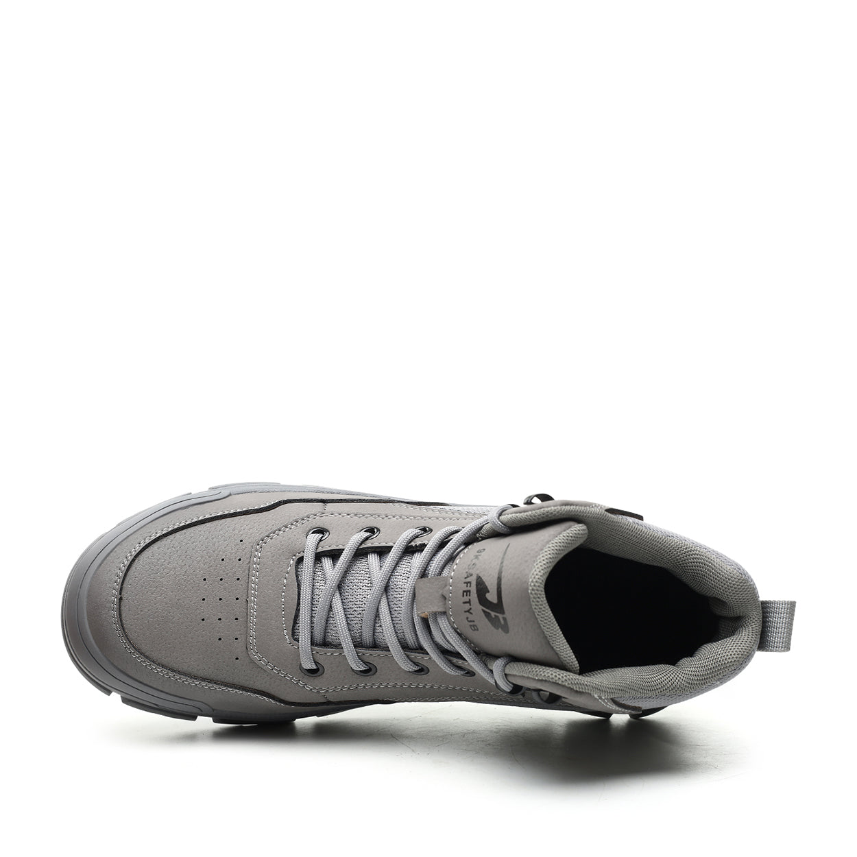 Erebus J3™ Steel Toe Work Boots — Lightweight, Slip-Resistant, Waterproof Safety Boots (Grey)