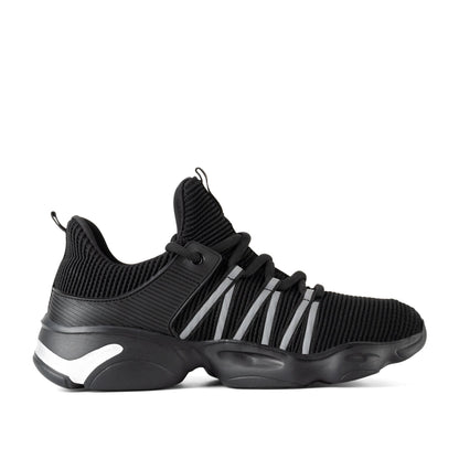 Hestia™ J3 Black Steel Toe Safety Sneakers — Lightweight, Breathable, Anti-Slip Work Shoes for Men