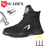 SUADEX Men Safety Work Boots Construction mens safety