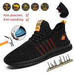 Breathable Men Summer Air Cushion Steel Toe China Model