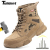 Indestructible Desert Combat Boots Protective  Cotton Fabric